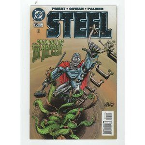 Vintage DC Steel Feb 1997 Series From Out Of The Abyss Comic Book #35